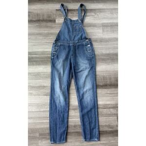 Big Star Womens Overalls Size XS Denim Cotton Linen Blue Jeans Pants